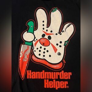 Hand Murder Helper T-Shirt Mens Size Large Next‎ Level Apparel I5